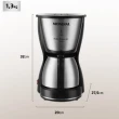 Cafeteira Mondial Dolce Arome 800W Preto/Inox 127V C-37-JI-30X